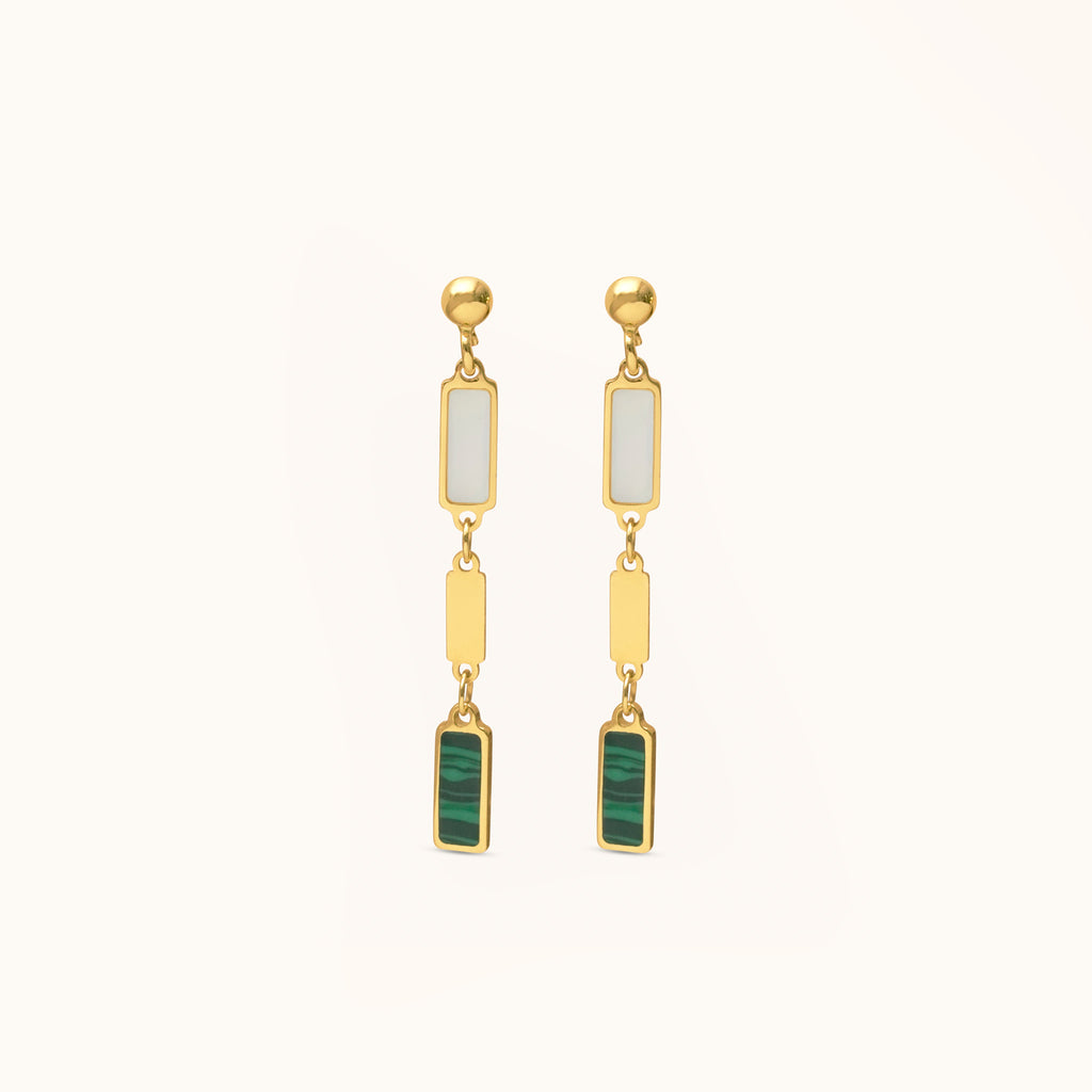 Mozaic Gold Earrings