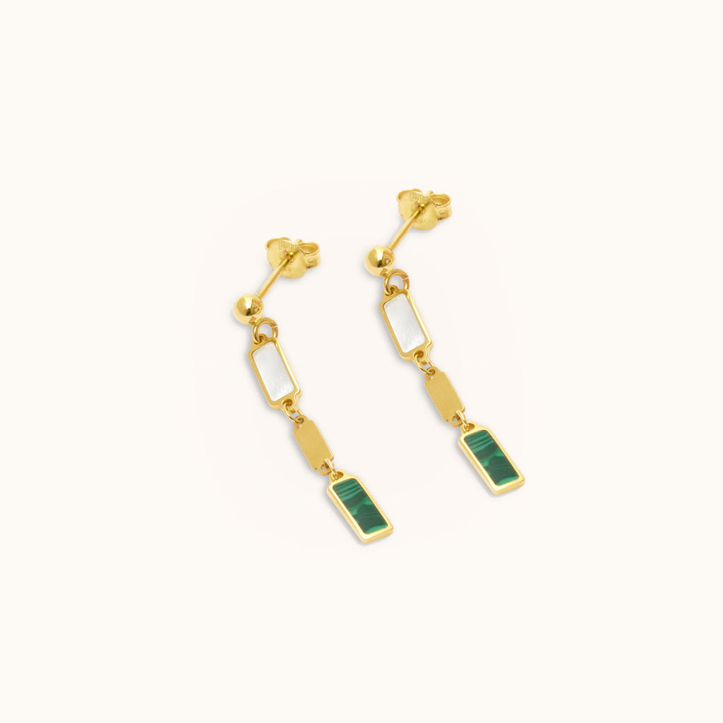 Mozaic Gold Earrings