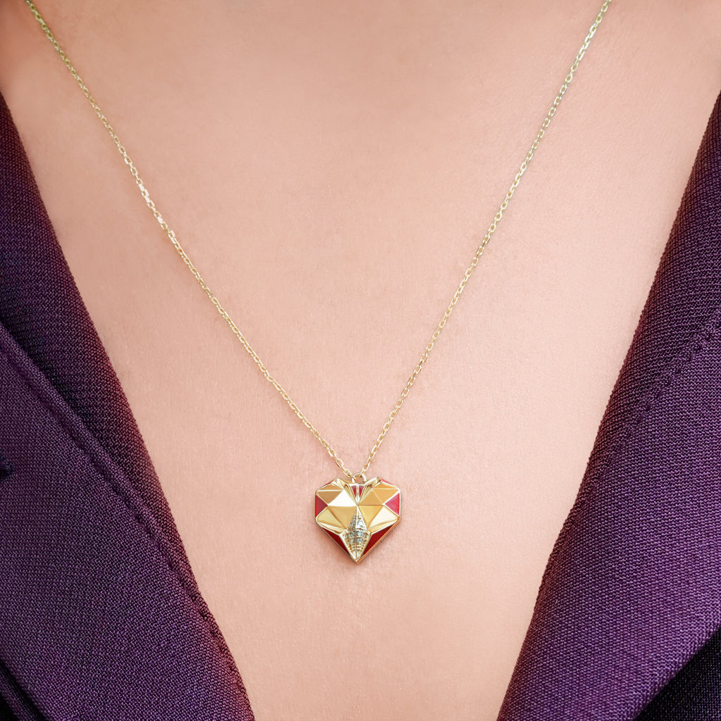 Slopes Heart of Queens Diamond Necklace