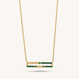 Versa Diamond & Emerald Necklace
