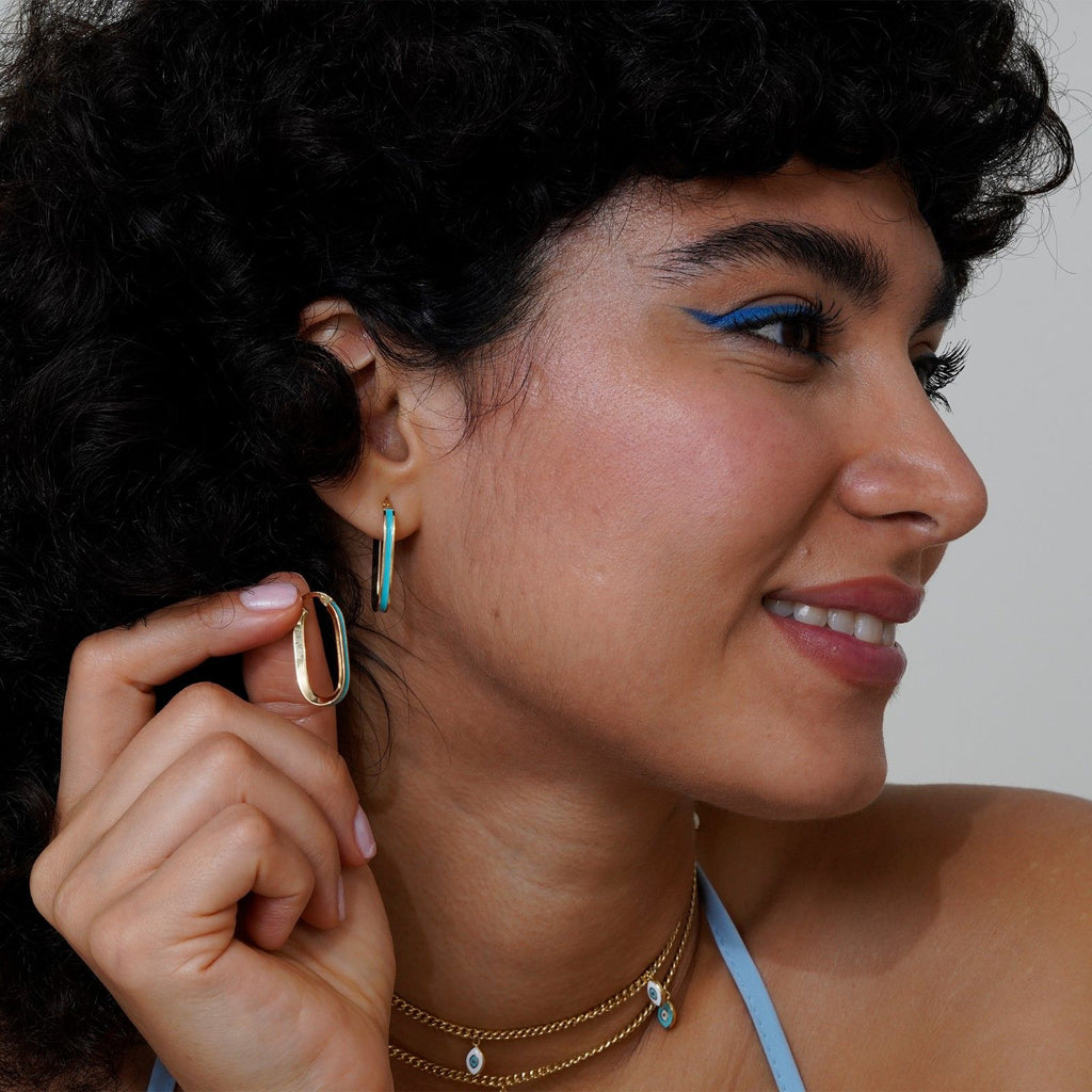 U Hoops Gold Earring