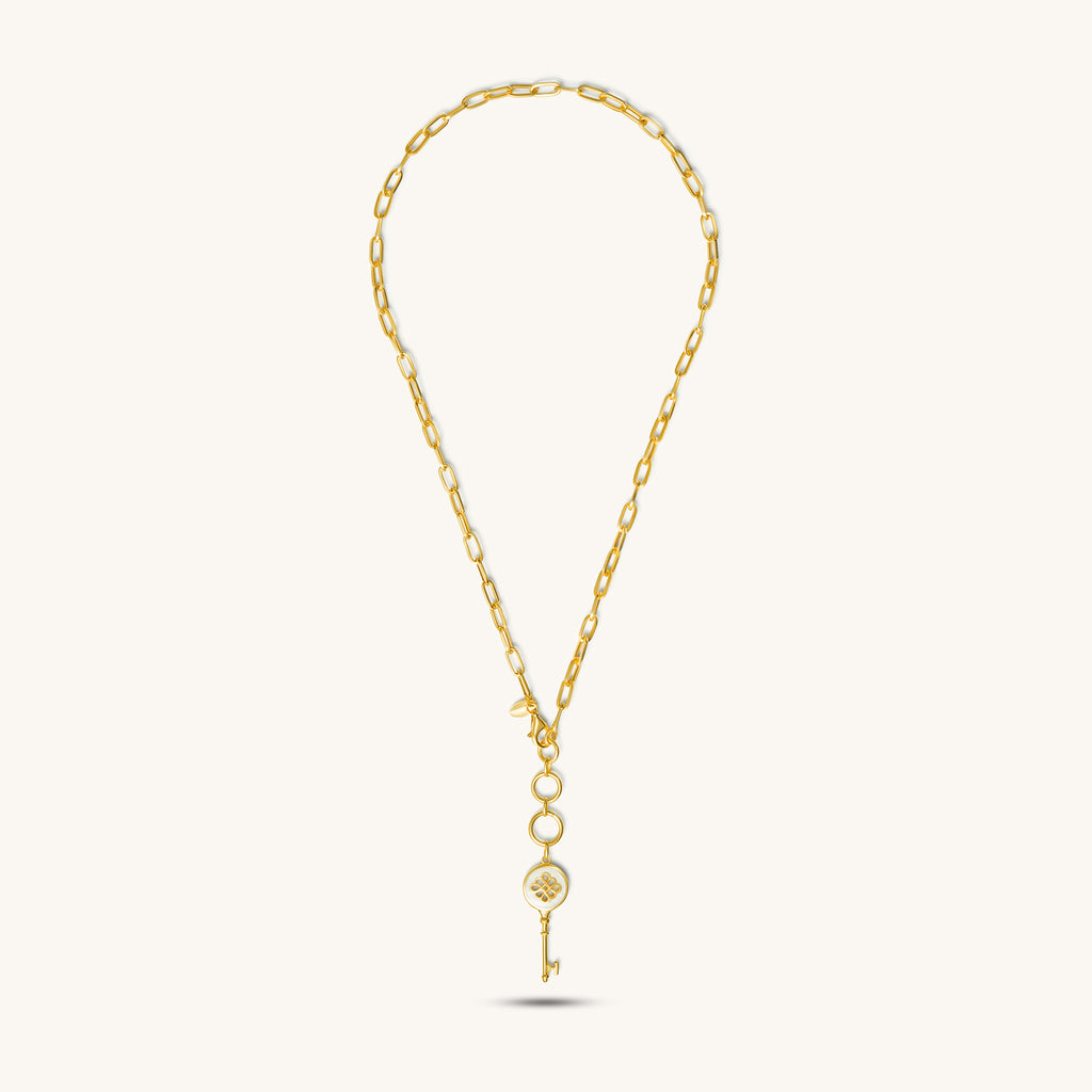 Locked Up Gold Necklace & Shoker