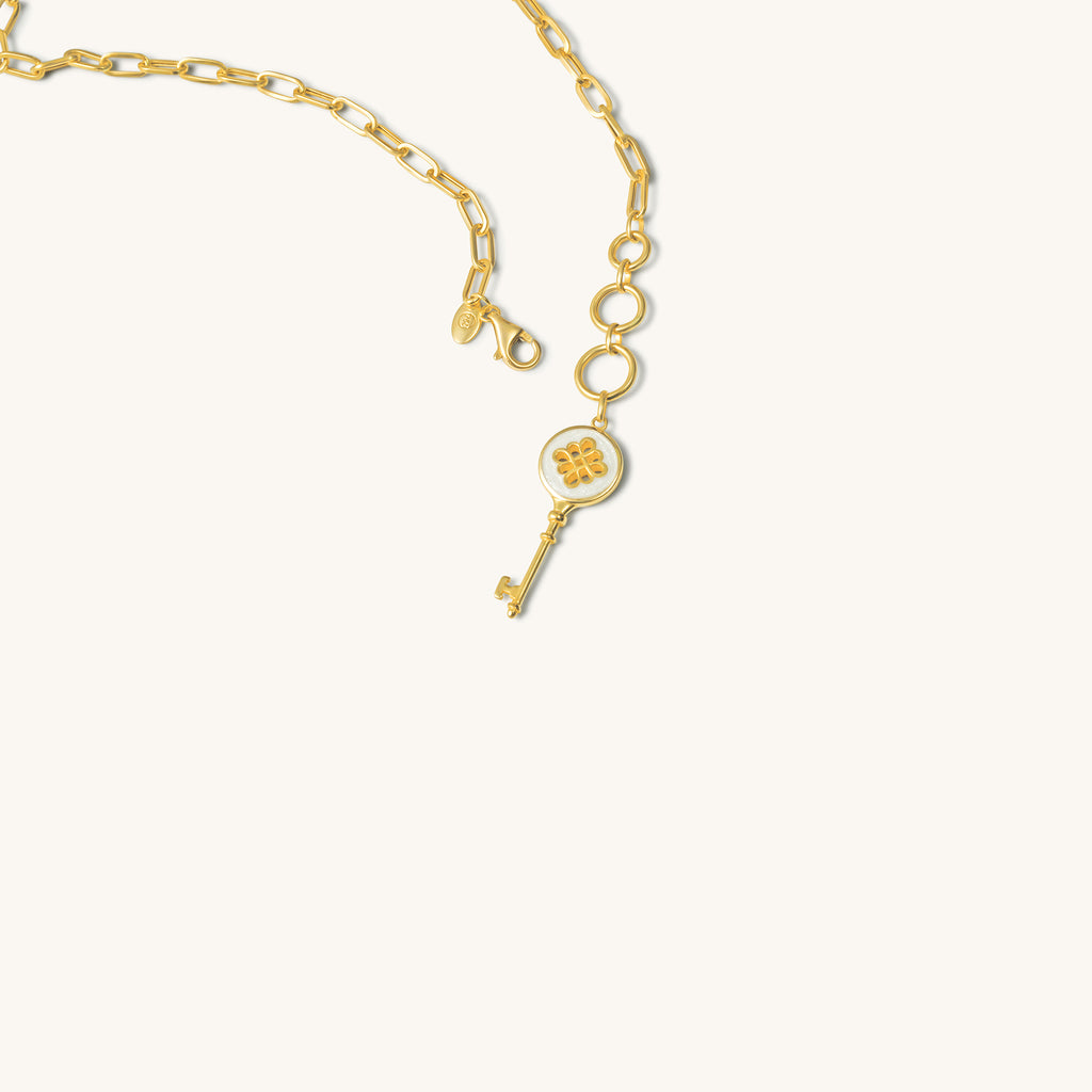 Locked Up Gold Necklace & Shoker