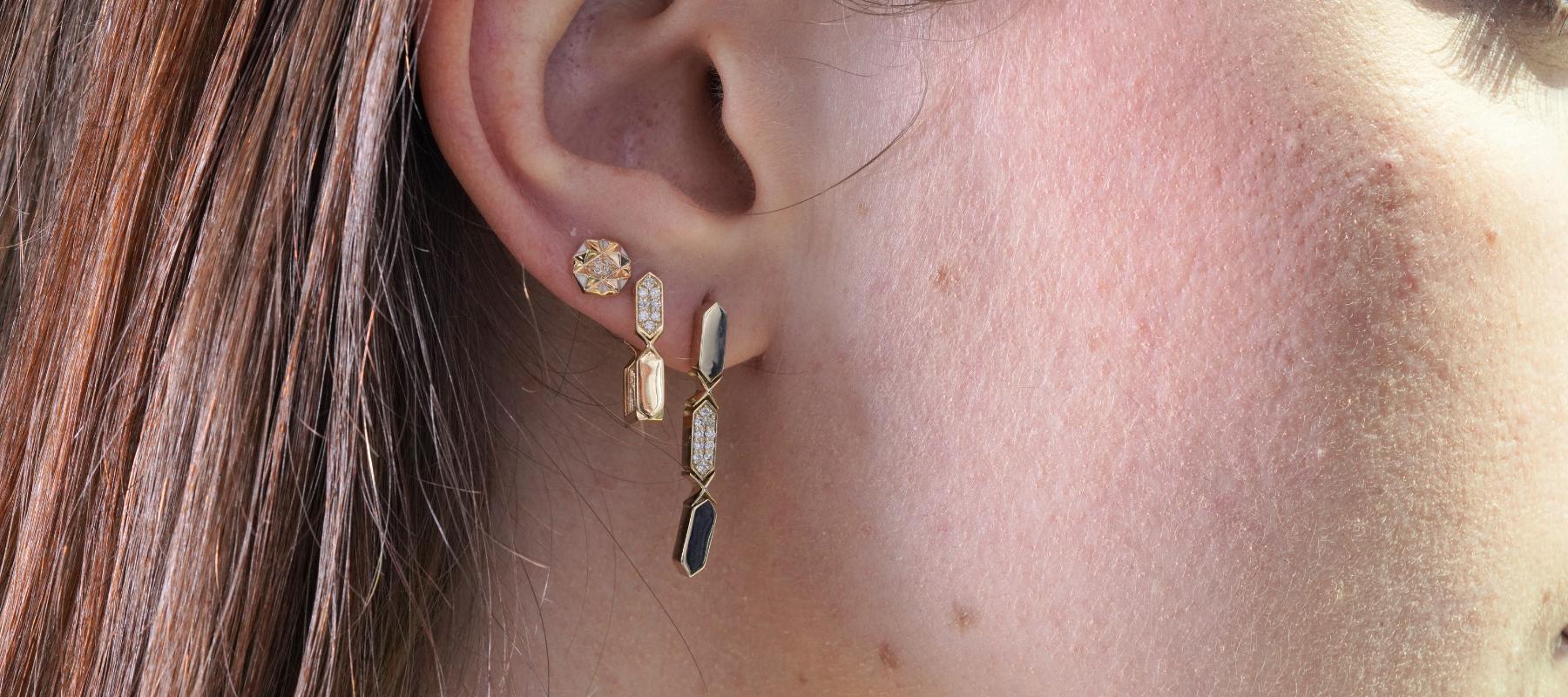 How To Choose Stud Earrings For A Second Piercing | JOUBIJOUX Fine Jewelry