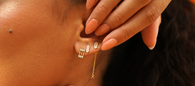 Heat-Tested: 18K Gold Earrings for the UAE Summer