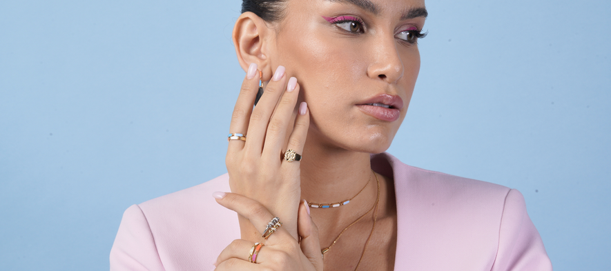Colorful Enamel: The Jewelry Trend Dominating Dubai’s Social Scene