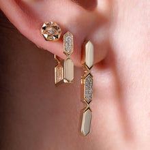 Load image into Gallery viewer, Facets Diamond Drop Earrings