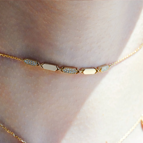 Facets Diamond Choker