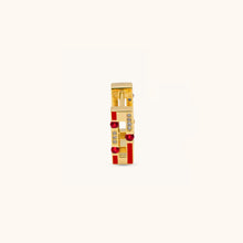 Load image into Gallery viewer, Versa Diamond and Rubies Single Hoop