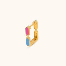 Load image into Gallery viewer, Facets Jazzy Single Hoop