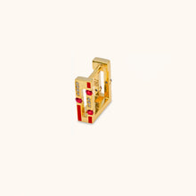 Load image into Gallery viewer, Versa Diamond and Rubies Single Hoop