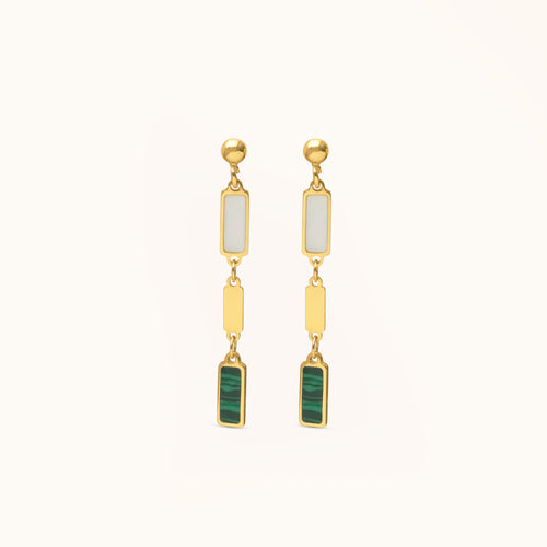 Mozaic Gold Earrings