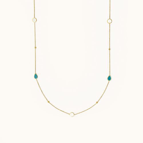 Moonglade Cascading Gold Necklace