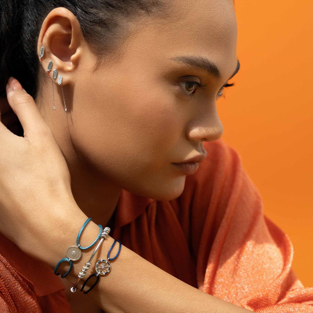 Facets X Diamond Frame Stud