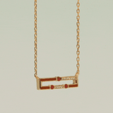 Versa Mini Emerald & Ruby Reversible Necklace