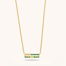 Load image into Gallery viewer, Versa Mini Emerald &amp; Ruby Reversible Necklace