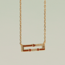 Load image into Gallery viewer, Versa Ruby &amp; Emerald Reversible Diamond Necklace