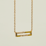 Versa Mini Sapphire Reversible Necklace
