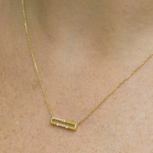Versa Mini Sapphire Reversible Necklace