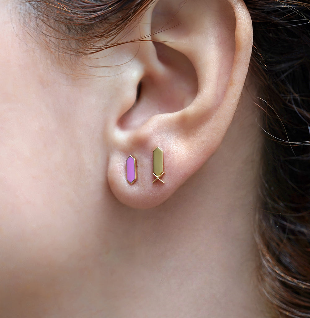 Facets X Classic Gold Stud