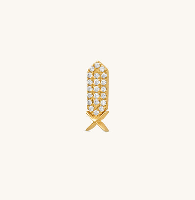 Facets X Full Diamond Stud