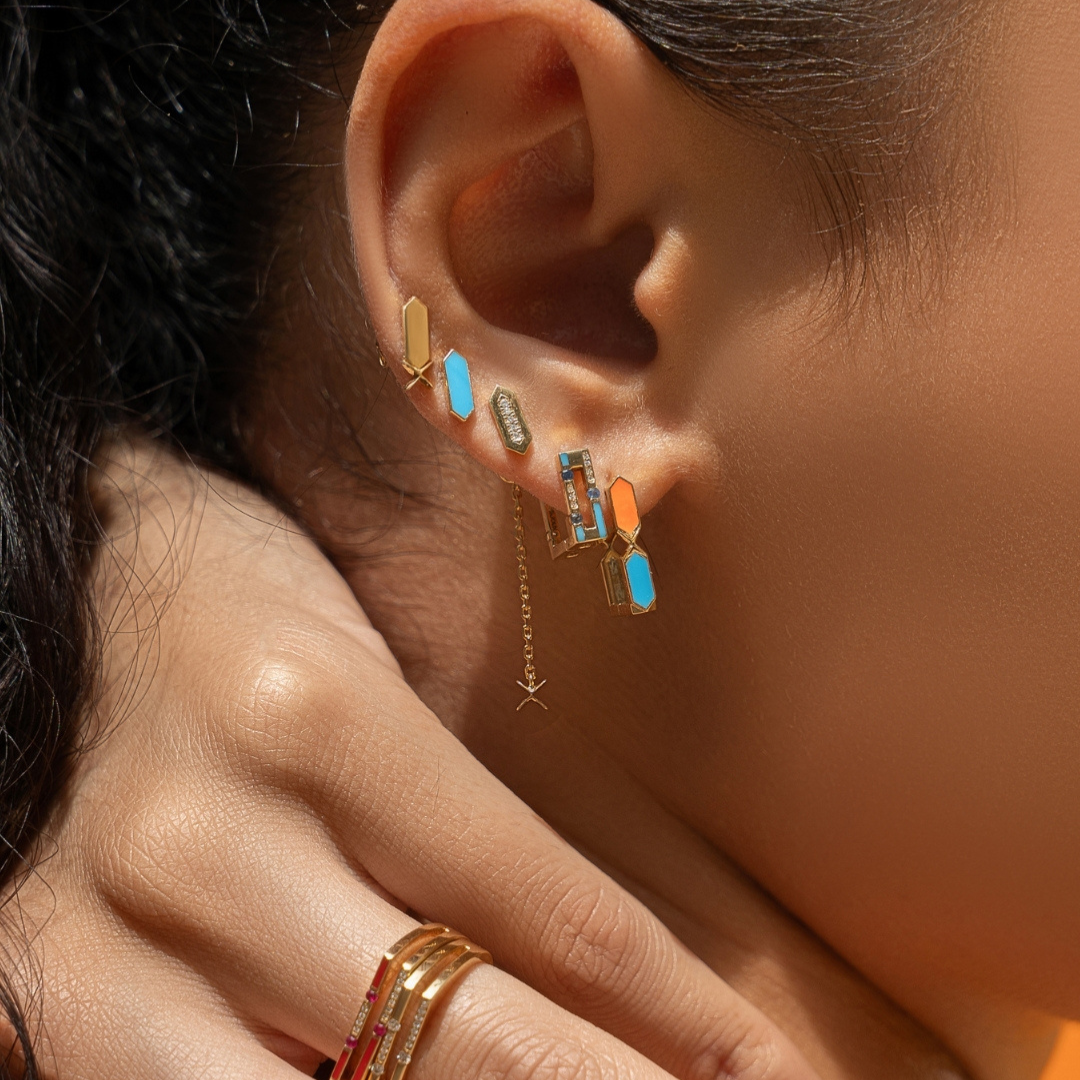 GOLD EARRINGS IN THE UAE