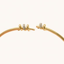 Load image into Gallery viewer, The Screw Diamond Bangle