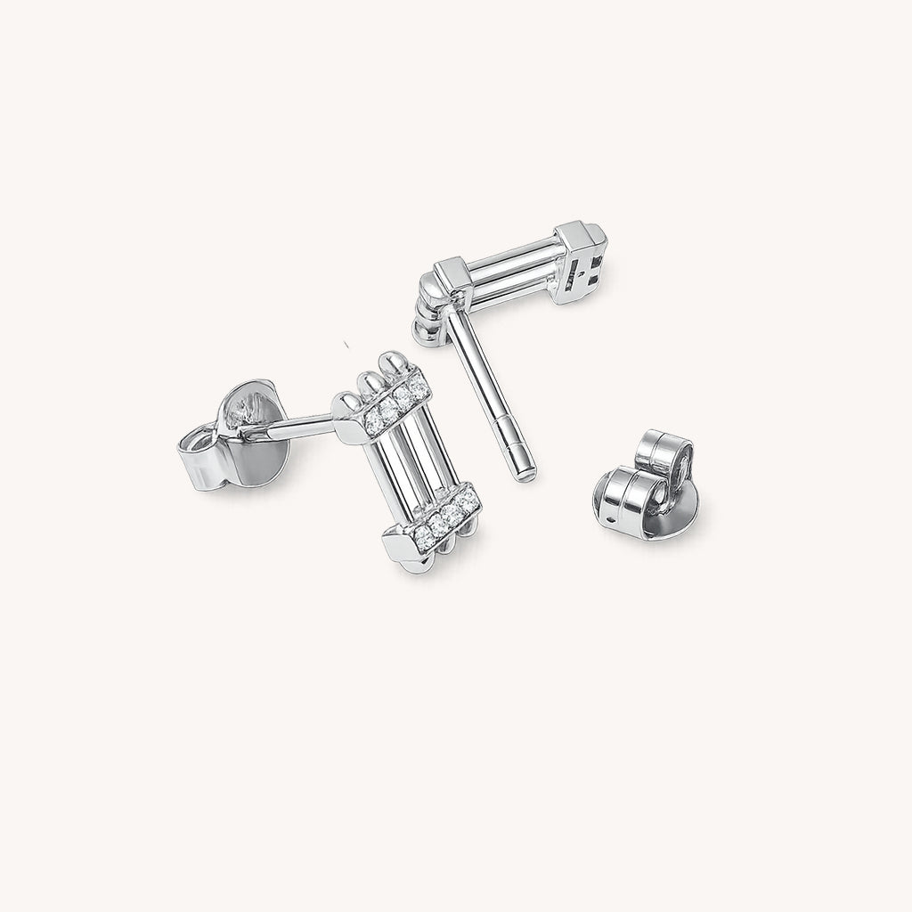 Triad Diamond Studs