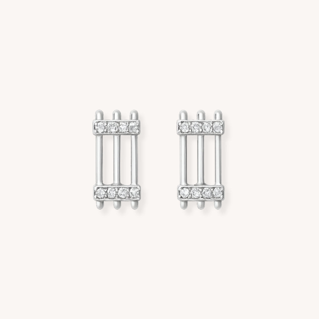 Triad Diamond Studs