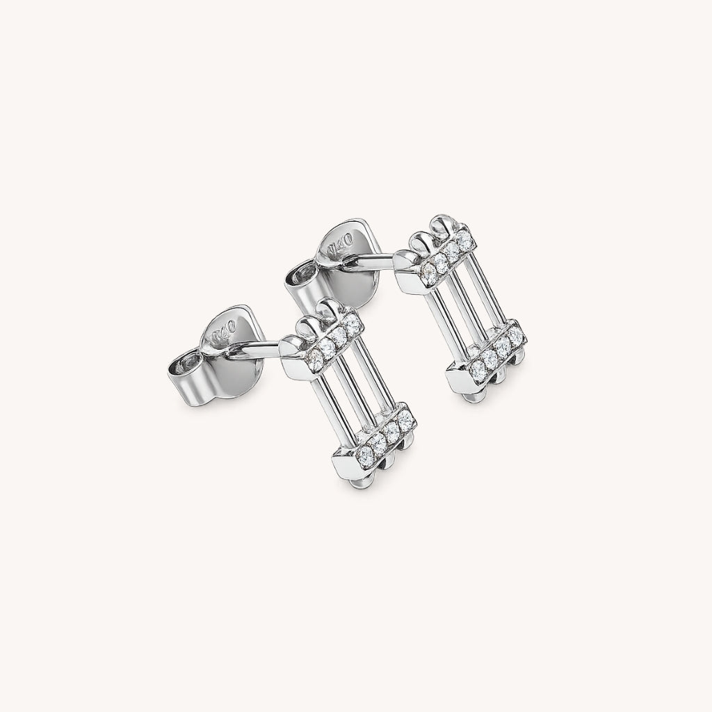 Triad Diamond Studs