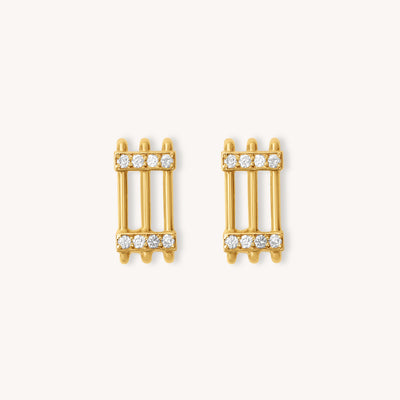 Triad Diamond Studs