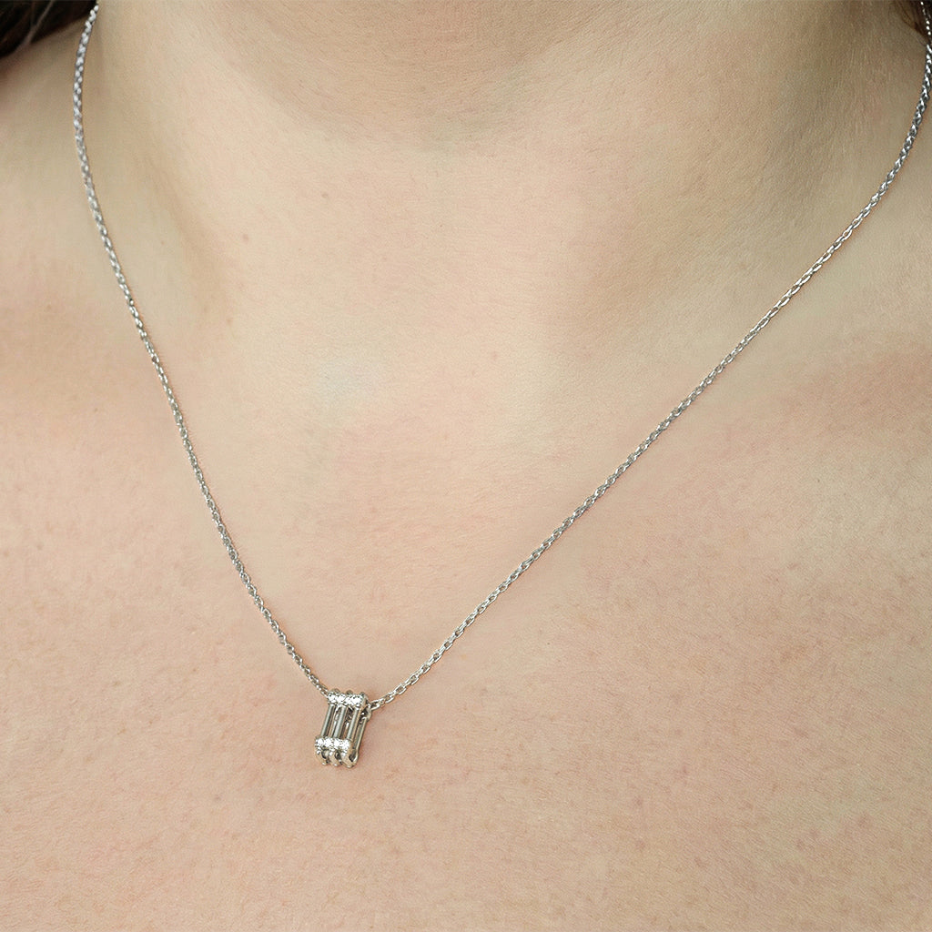 Triad Diamond Necklace