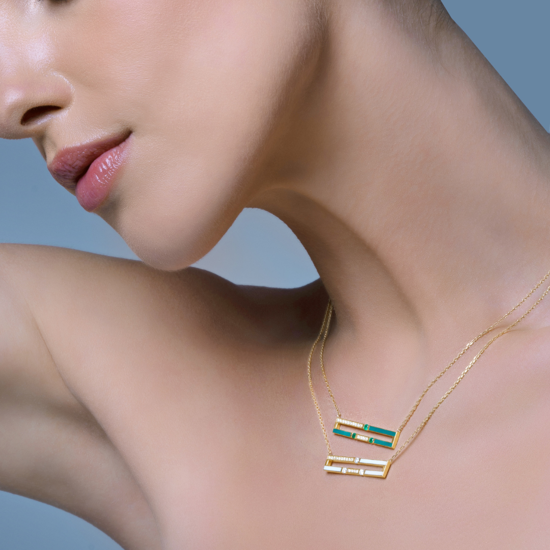 ENAMEL NECKLACE IN DUBAI