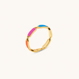 Facets Jazzy Gold Ring