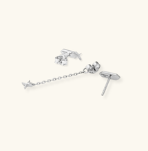 Load image into Gallery viewer, Facets X Diamond Line Studs Ensemble
