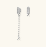 Facets X Diamond Line Studs Ensemble