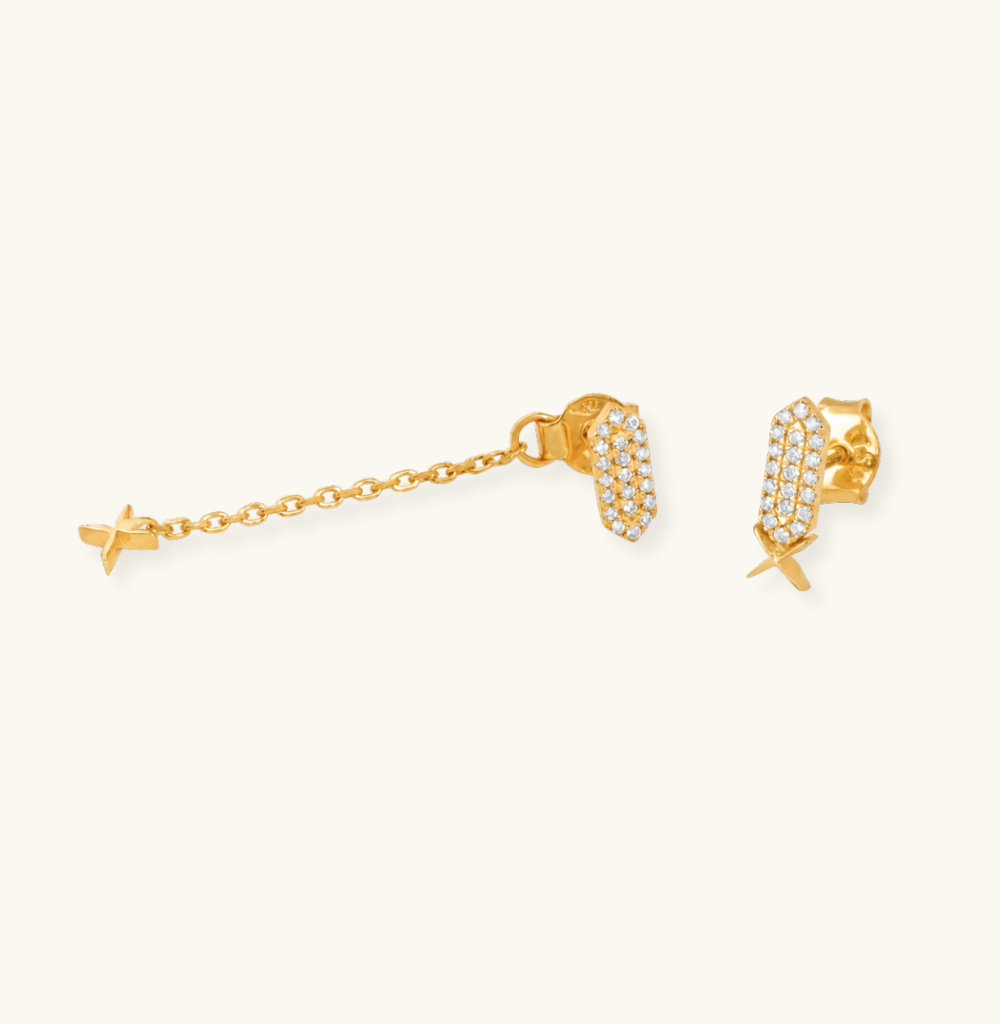 Facets X Full Diamond Studs Ensemble