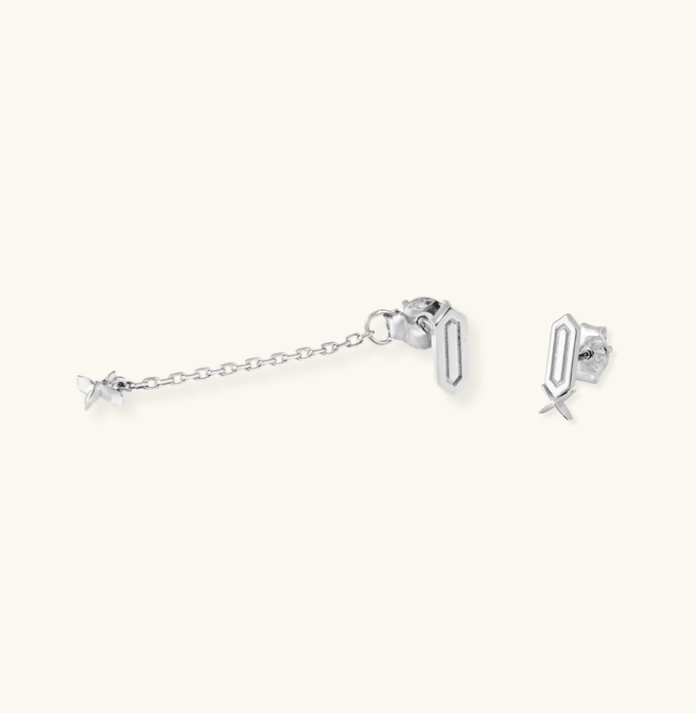 Facets X Grooved Studs Ensemble