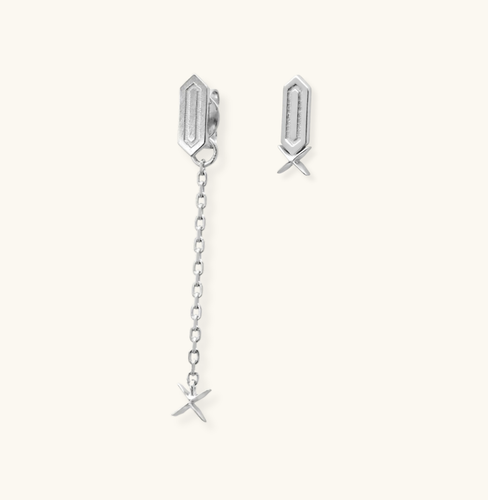 Facets X Grooved Studs Ensemble