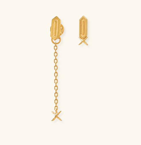 Facets X Grooved Studs Ensemble