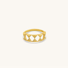 Load image into Gallery viewer, Hourglass Intersection Diamond Ring