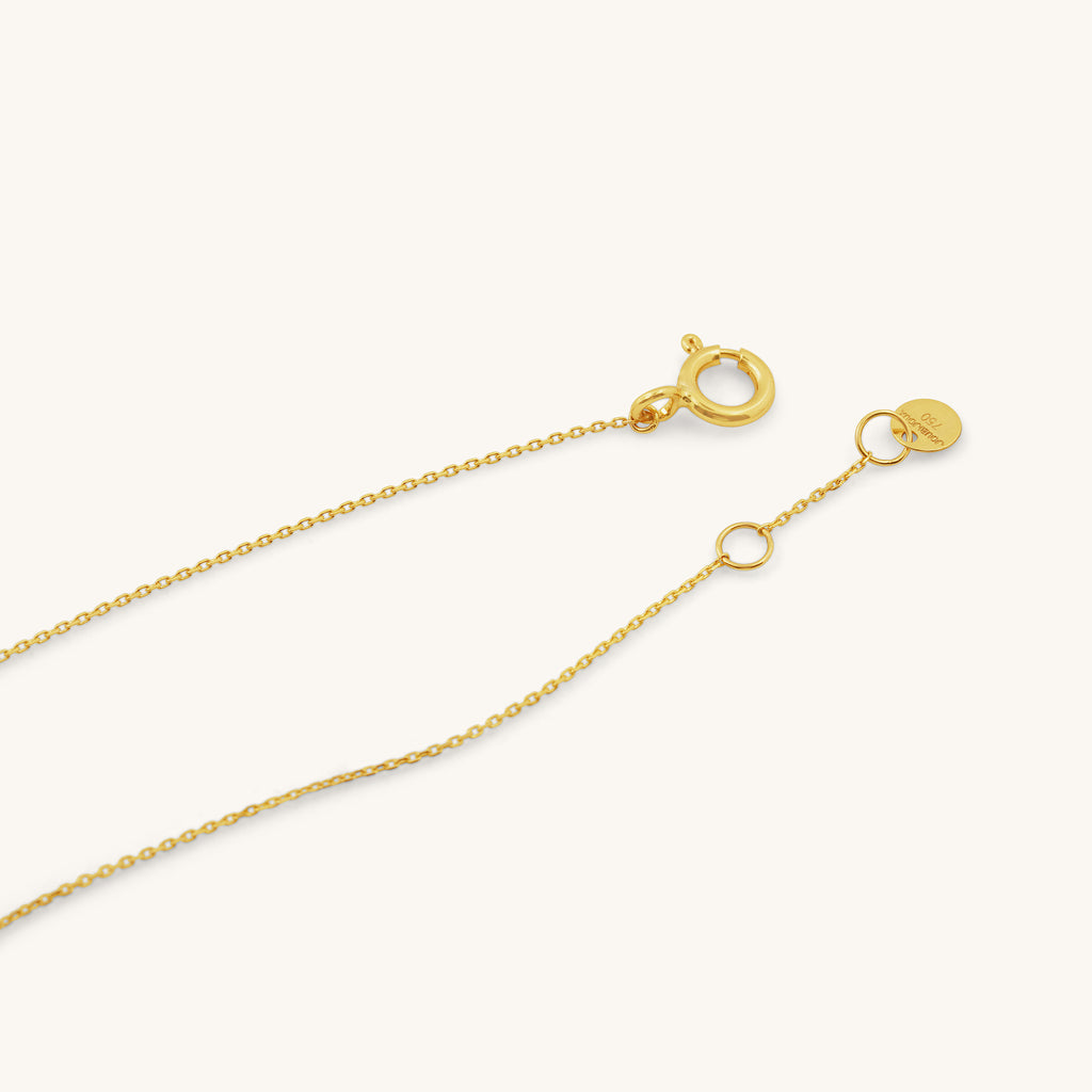 Hourglass Intersection Diamond Necklace