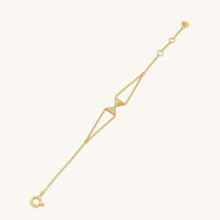 Load image into Gallery viewer, Hourglass Turning Point Diamond Bracelet