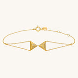 Hourglass Turning Point Diamond Bracelet