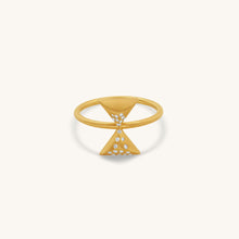 Load image into Gallery viewer, Hourglass Turning Point Diamond Ring