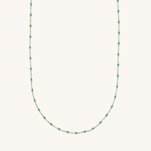 Raindrop Gold Necklace