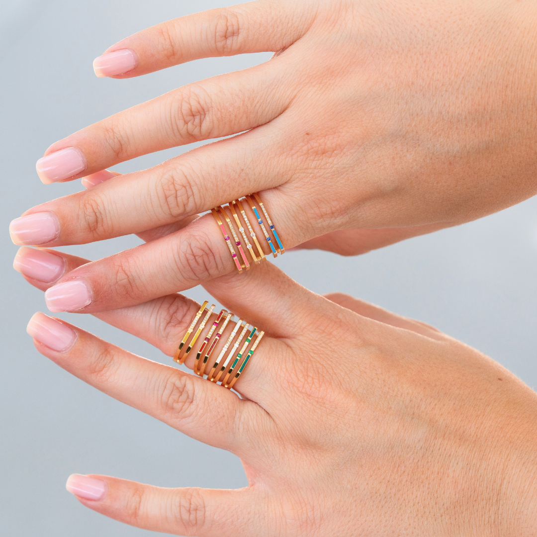 STACKABLE GOLD RINGS IN UAE